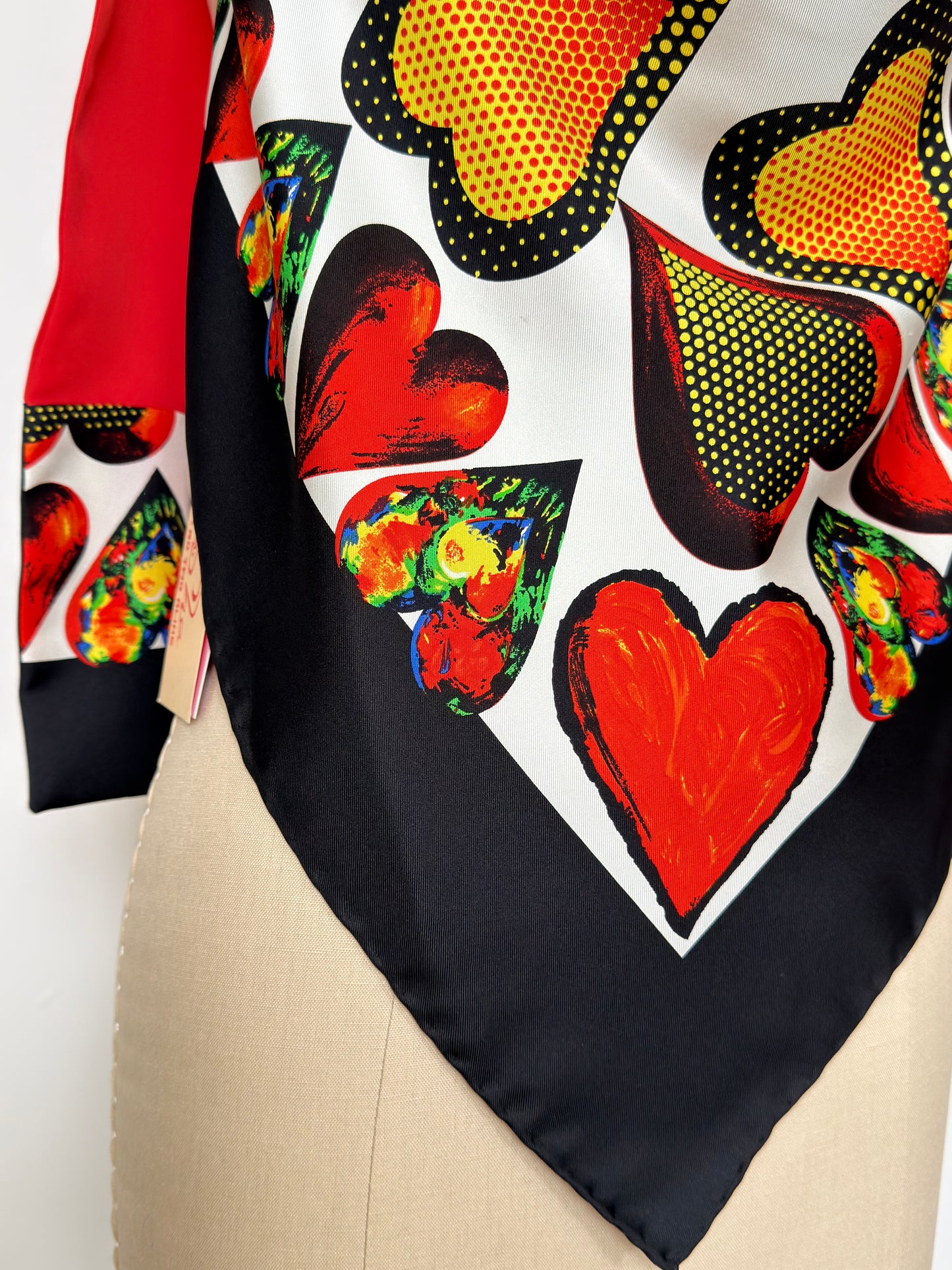 Upcycled Versace Scarf Top