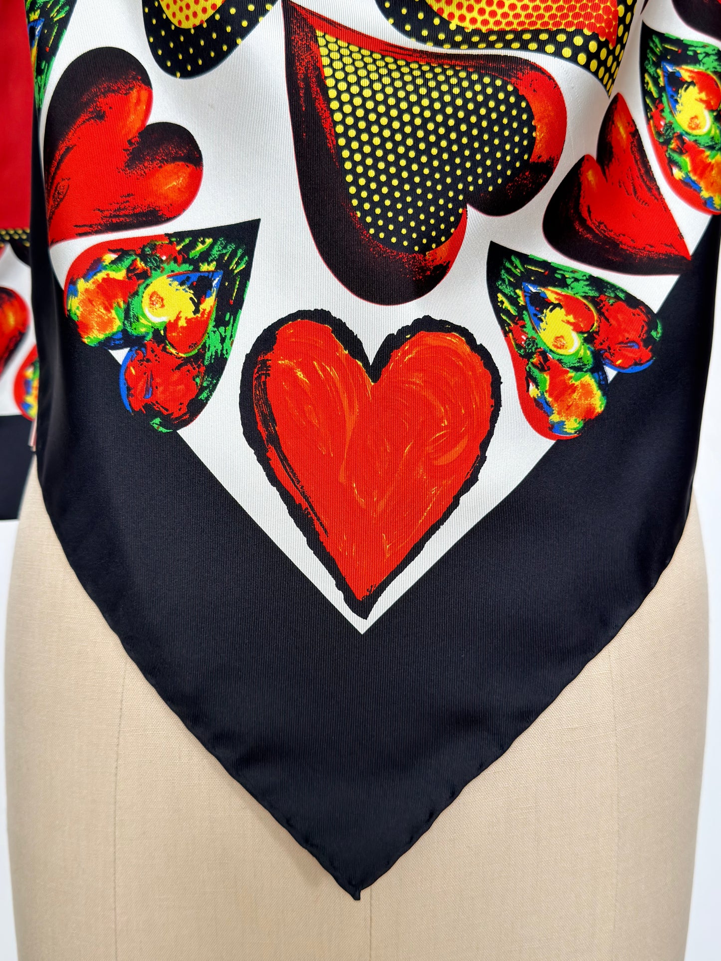 Upcycled Versace Scarf Top