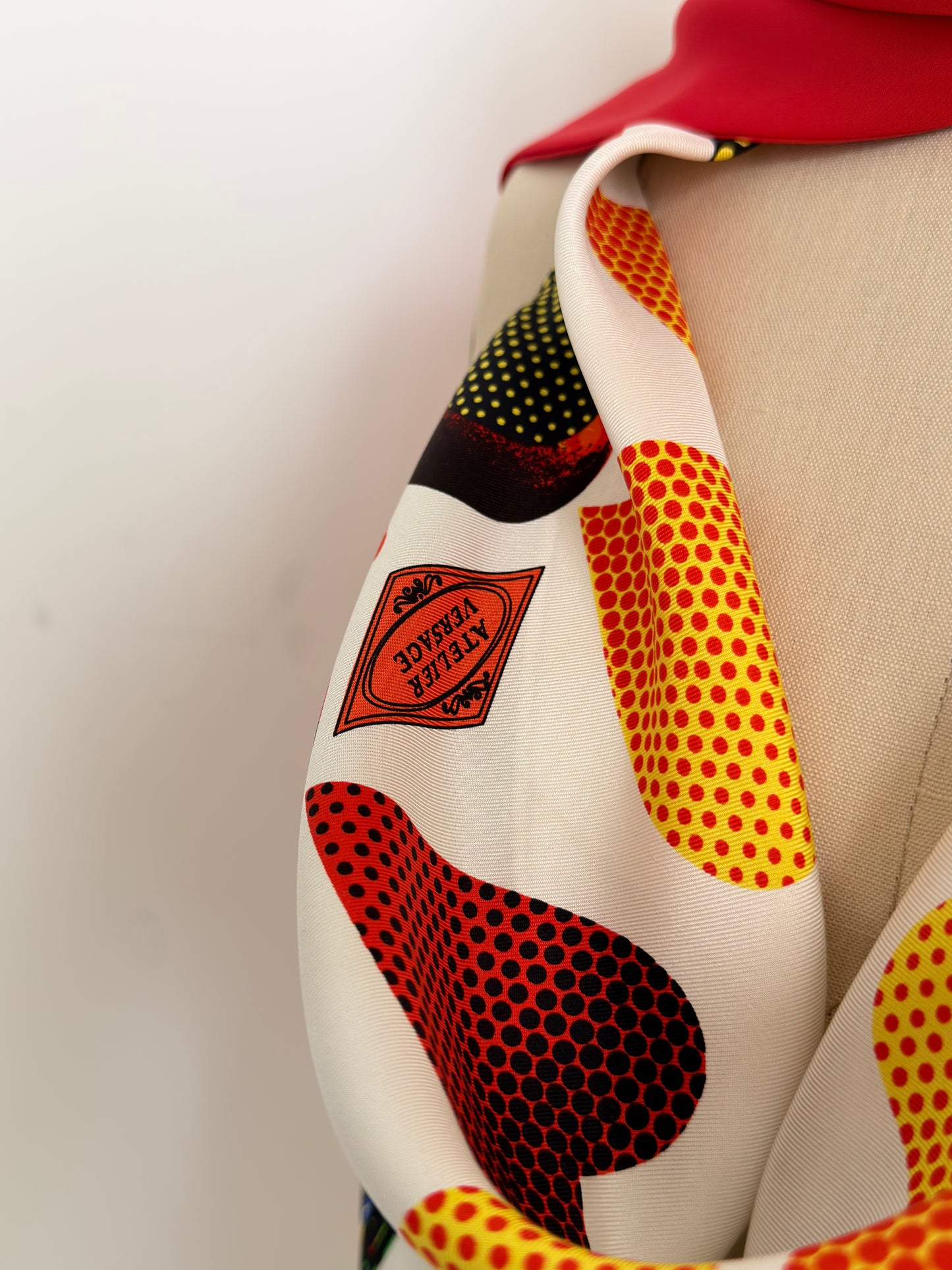 Upcycled Versace Scarf Top