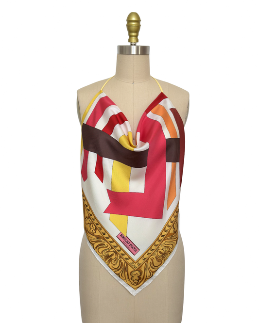 Upcycled Pucci Scarf Top
