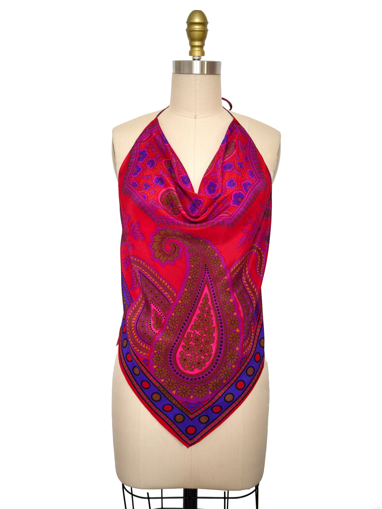 Upcycled Adrienne Vittadini Scarf Top