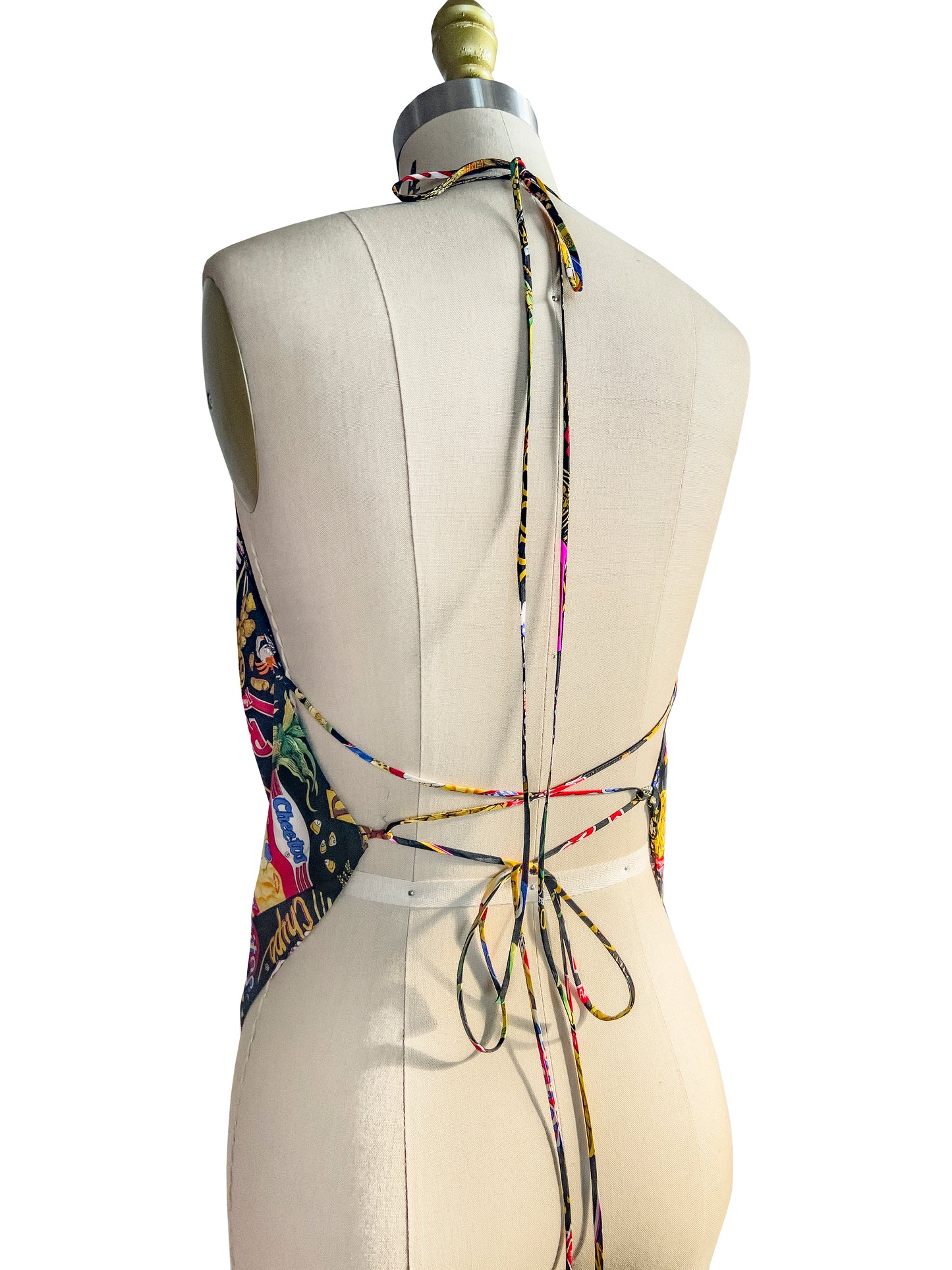 Upcycled Nicole Miller Chips Top