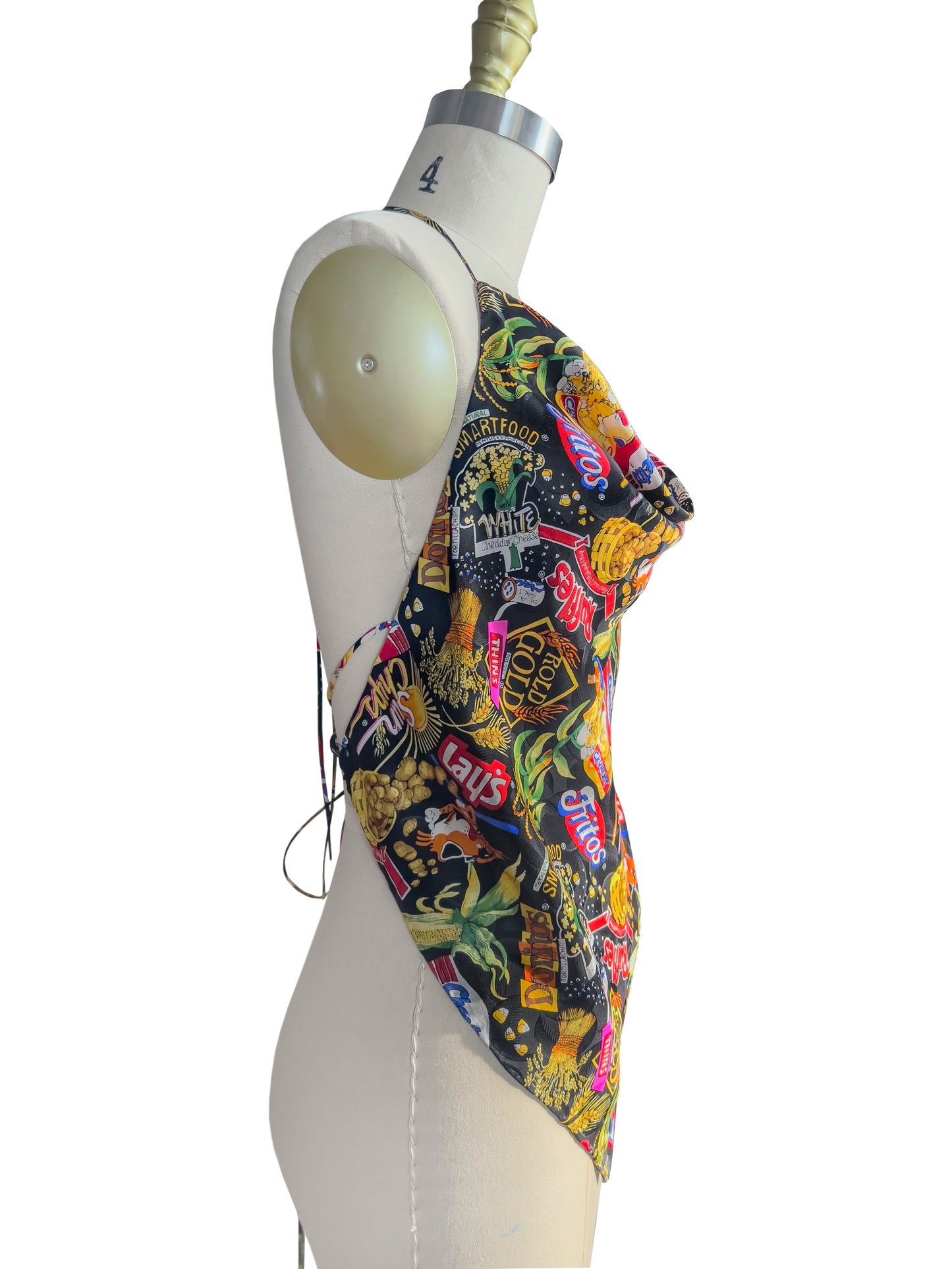 Upcycled Nicole Miller Chips Top